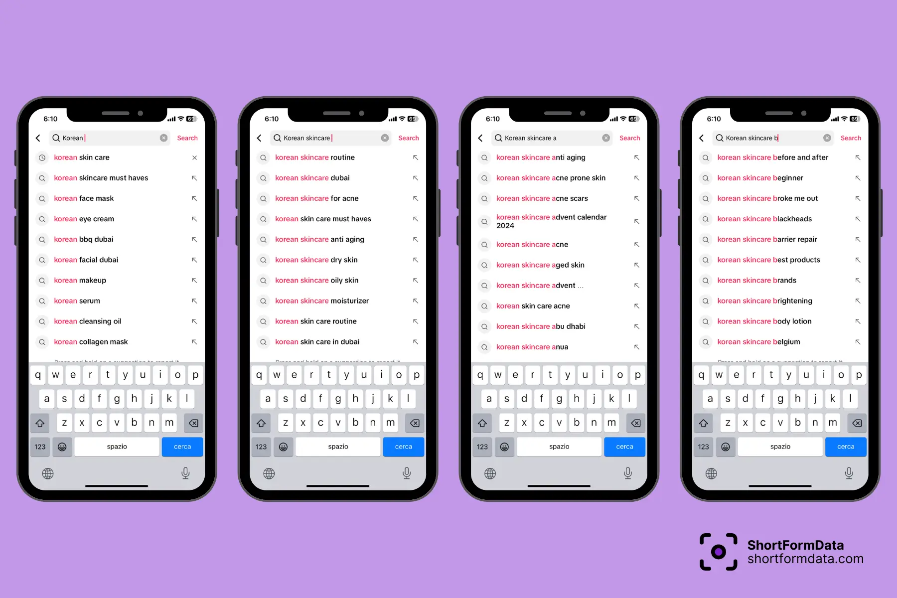 How to conduct keyword research with TikTok autocomplete