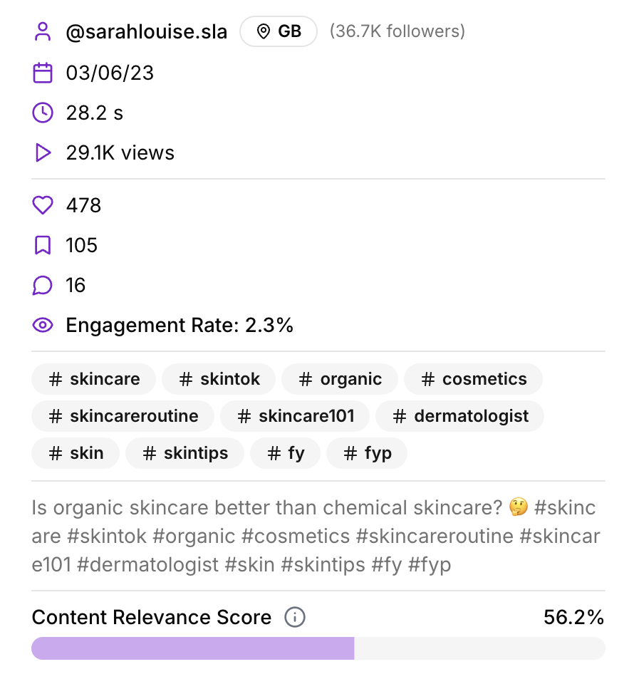 Video Insights